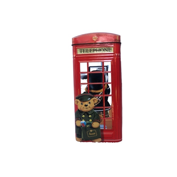 Harrods and Churchill's Telephone Kiosk Money Box Candy England Toy Kids - Picture 7 of 10